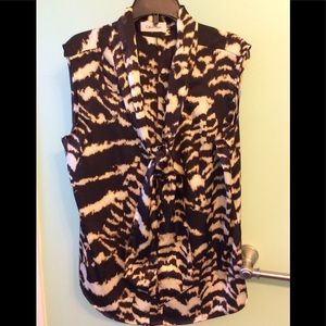 Calvin Klein Tie Blouse